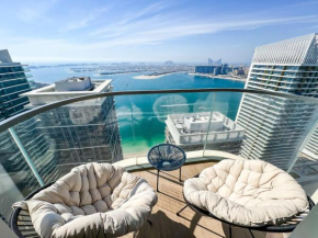 Panoramic Escape with Private beach, 2BR on High floor